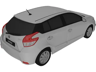 Toyota Yaris (2016) 3D Model