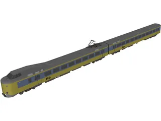 Dutch Train 3D Model