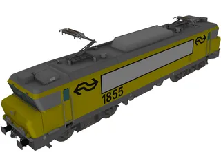 Dutch Train 3D Model