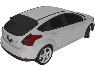 Ford Focus (2014) 3D Model