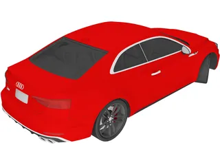 Audi S5 Coupe (2017) 3D Model