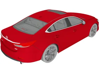 Mazda 6 Sedan (2016) 3D Model