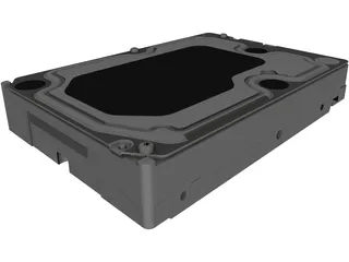 WD Caviar Black HDD 3D Model