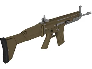 FN SCAR L 3D Model