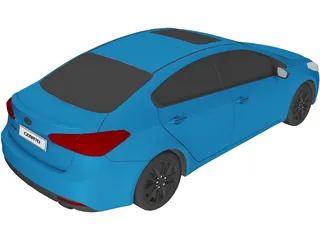 Kia Cerato (2017) 3D Model
