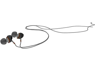 Earphones 3D Model