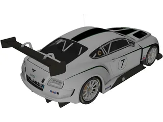 Bentley Continental GT3 (2014) 3D Model