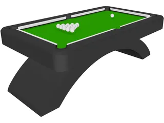 Pool Table 3D Model