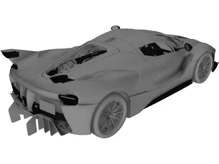 Ferrari FXX-K (2016) 3D Model