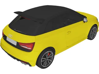 Audi S1 (2015) 3D Model