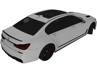 BMW 7-Series G12 (2016) 3D Model