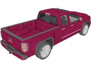 GMC Sierra Pickup (2016) 3D Model