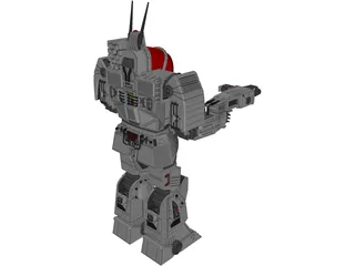 Mech Battlemaster 3D Model