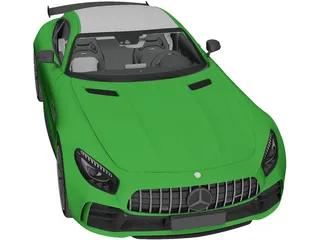 Mercedes-AMG GT R (2017) 3D Model