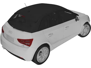 Audi A1 Sportback 3D Model