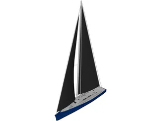 Sailboat 3D Model