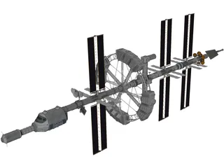 Hermes Spacecraft 3D Model