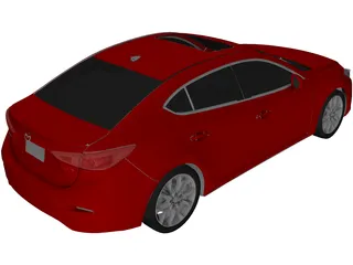 Mazda 3 Sedan (2014) 3D Model