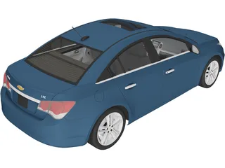 Chevrolet Cruze Sedan (2015) 3D Model