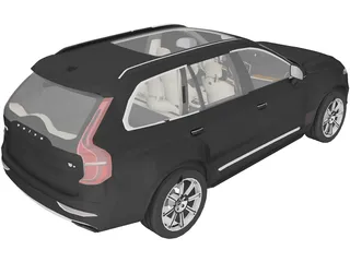 Volvo XC90 (2015) 3D Model