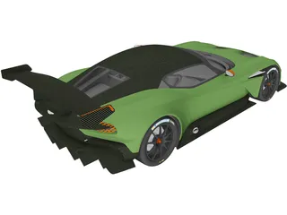 Aston Martin Vulcan (2016) 3D Model