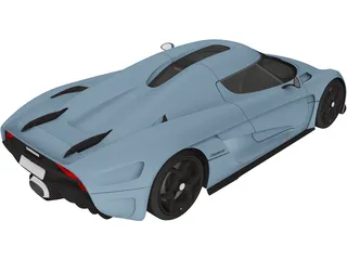 Koenigsegg Regera (2017) 3D Model