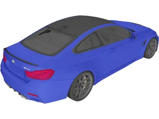 BMW M4 CS (2018) 3D Model