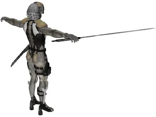 Raiden 3D Model