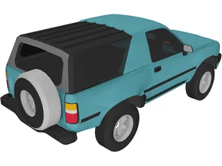 Opel Frontera Sport (1992) 3D Model