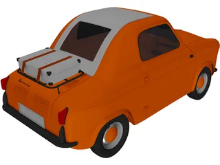 Vespa 400 3D Model