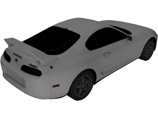 Toyota Supra RZ (1997) 3D Model