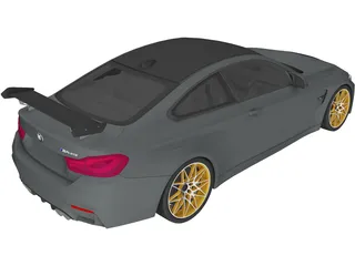 BMW M4 GTS F82 (2016) 3D Model