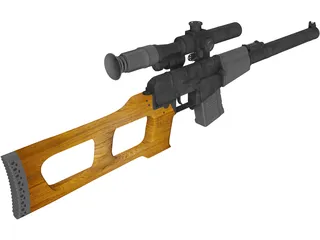 VSS Vintorez 3D Model