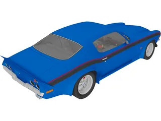 Chevrolet Camaro Z28 (1976) 3D Model