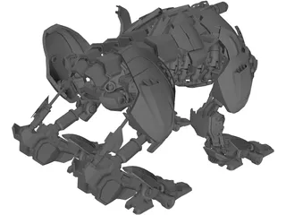 Mecha Wolf 3D Model