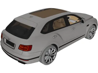 Bentley Bentayga (2017) 3D Model