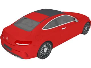 Mercedes-Benz C-Class Coupe (2017) 3D Model
