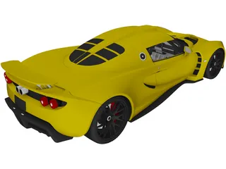Hennessey Venom GT (2012) 3D Model