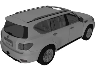 Nissan Patrol (2011) 3D Model