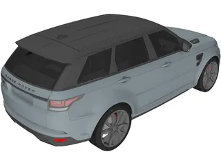 Land Rover Range Rover Sport SVR 3D Model