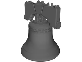 Liberty Bell 3D Model