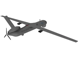 Anka Turkish UAV 3D Model