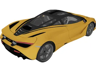 McLaren 720S (2018) 3D Model