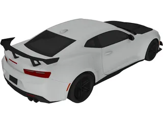 Chevrolet Camaro ZL1 1LE (2018) 3D Model