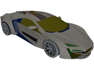 Lykan Hypersport 3D Model