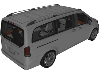 Mercedes-Benz V250 Bluetec 3D Model