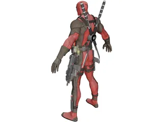 Deadpool 3D Model