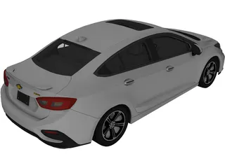 Chevrolet Cruze RS (2018) 3D Model