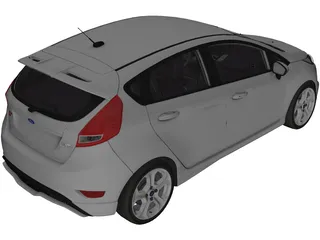 Ford Fiesta ST (2016) 3D Model