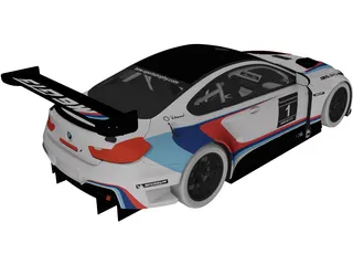 BMW M6 GT3 (2016) 3D Model